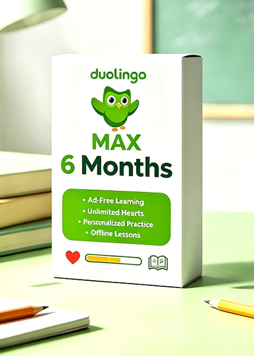 hotcdkeys, Super Duolingo MAX 6 Months Subscription