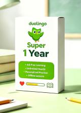 hotcdkeys.com, Super Duolingo 1 Year Subscription