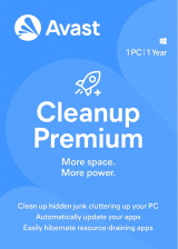 Official Avast CleanUp Premium 1 PC 1 Year CD Key Global