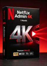 hotcdkeys, Netflix Admin 4K 1Month